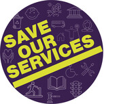 Save our services logo