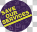 Save our Services logo
