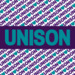 Heart UNISON - inverse cutout logo 4
