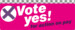 Vote Yes graphic