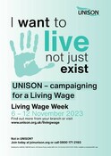 Living Wage Week 2023 Poster