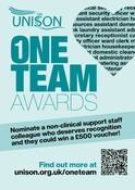 A4 Poster – One Team Awards